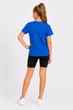 Футболка детская NoBrand Classic кулирная гладь синий 122 (TSH-GIRL-BLU-122) - изображение 2