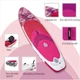 Надувная SUP-доска Mistral Vivid 10’6" с двойной камерой 320 × 84 × 15 см до 150 кг - изображение 2