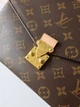 Сумка жіноча Louis Vuitton Pochette Metis combi коричнева Луі Вітон (133) - изображение 2