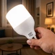 Світлодіодна аварійна лампа E27 50W (еквівалент) з акумулятором, LED лампочка для освітлення при відключенні світла - зображення 3