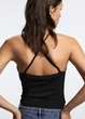 Боди черный драпированный Zara с бретельками XS - изображение 3