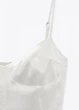 Корсетный атласный боди Zara Белый M - изображение 5