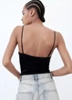 Корсетный атласный боди Zara XS - изображение 4