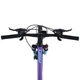 Велосипед горный 26" Profi Balance AM DD алюминиевая рама 13" на рост 135-160 см фиолетовый с голубым (BL-26007) - изображение 5