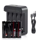 Зарядное устройство Soshine Chocolate-1.5V Set (New)+4 Li AA 3900mWh, AA/AAA Li-Ion, USB, LED, 4ch, Box - изображение 3