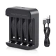 Зарядное устройство Soshine Chocolate-1.5V Set (New)+4 Li AA 3900mWh, AA/AAA Li-Ion, USB, LED, 4ch, Box - изображение 4