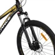 Велосипед горный 27.5" Profi Balance AM DD алюминиевая рама 15" на рост 150-170 см черно-золотистый (BL-275008) - изображение 5