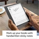Электронная книга Amazon Kindle Scribe 32GB Premium Pen, экран 10.2` с теплой подсветкой + чехол (Black Fabric Cover) - изображение 11