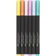 Фломастеры Faber-Castell кисточки Black Edition Pastel пастельных цветов, 6 цветов (32357) - изображение 3