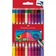 Фломастеры Faber-Castell двухсторонние Double-ended Fibre tip, 20 цветов (28023) - изображение 1