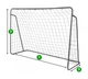Футбольные ворота 213x150 см черные Ekspand BP-PRO 213X150-CZ металлические оцинкованные для тренировок с усиленной сеткой - изображение 2