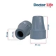 Наконечник для тростей костылей ходунков Doctor Life 10030/2/GR 19мм (6437-50177) - изображение 5