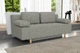 Прямий диван MÜNGER Sofa Bequem 192x92x80, з механізмом єврокнижка, з оббивкою з тканини Аляска 08 - зображення 1