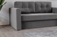 Прямий диван MÜNGER Sofa Gemütlich 166x102x78, з механізмом єврокнижка, з оббивкою з тканини Mars 01 - зображення 6