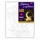 Картина за номерами з LED-підсвіткою Santi Дівчина та місяць 956667 40х50 см 5232438 - зображення 2