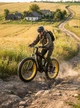 Велосипед электрический мощный электро фетбайк велосипед для взрослых fatbike электровелосипед с рамой на аккумуляторе с дисплеем фарой широкими колесами горный мужской для города села бездорожье Shimano 500W 48v 13Ah New Speed Черный матовый 73871 - изображение 7