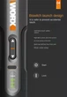Акумуляторна викрутка Worx WX242 8Нм USB-C 30 насадок - зображення 8