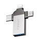 Переходник OTG Earldom ET-OT93 3-в-1 USB 3.0 на USB Type-C и Micro USB, универсальный адаптер для смартфона, планшета, ноутбука - изображение 1