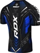 Футболка компресійна IMMAF-1 чорна, синя XL поліестер, спандекс - зображення 2