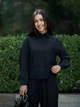 Рубашка женская летняя льняная Tencel Linen Черная XL - изображение 1
