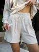 Женские льняные шорты Tencel Linen бежевые XL - зображення 2