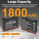 Комплект зарядная станция Homesuit и 2 аккумулятора 1800 мАч 3.85V для экшн-камеры Insta360 X3 - изображение 5