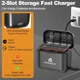 Комплект зарядная станция Homesuit и 2 аккумулятора 1800 мАч 3.85V для экшн-камеры Insta360 X3 - изображение 7