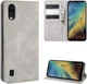 Чехол Taba Retro-Skin для ZTE Blade A5 2020 книжка кожа PU с визитницей серый - изображение 1