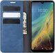 Чехол Taba Retro-Skin для ZTE Blade A5 2020 книжка кожа PU с визитницей синий - изображение 5