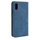 Чехол Taba Retro-Skin для iPhone XR книжка кожа PU с визитницей синий - изображение 3
