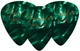 Набір медіаторів Fender 351 Green Pick Gross Medium (3 picks) - зображення 1