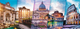 Puzzle Trefl Panorama - Podróż do Włoch 500 elementów (5900511295054) - obraz 2