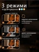 Дзеркало косметичне настільне для макіяжу з LED-підсвіткою, сенсорним керуванням, 3 режимами освітлення, тристулкове, збільшення 2x/3x, біле - зображення 2