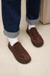 Женские кеды PARADIZE SHOES темно-бордового цвета из натуральной замши 41 размер (стелька 27,3 см) - изображение 5