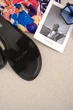 Жіночі шльопанці з натуральної замші чорного кольору PARADIZE SHOES з устілкою Memory Foam 40 розмір (устілка 26 см) - зображення 5