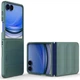 Силиконовый (TPU) чехол Deexe Terra Case для Samsung Galaxy Flip 8 - Green - изображение 6