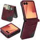 Захисний чохол Deexe Rhombus Card для Samsung Galaxy Flip 8 - Red - зображення 1