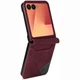 Захисний чохол Deexe Rhombus Card для Samsung Galaxy Flip 8 - Red - зображення 2