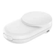 Беспроводное зарядное устройство Belkin UltraCharge 2-in-1 Foldable Magnetic Charger with Qi2 25W White (WIZ039KQWH) - изображение 3
