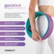 Колесо для йоги EasyFit TPE 30 см EF-1824-ViM Сиренево-мятное (56001595) - изображение 8