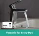 Змішувач для раковини HANSGROHE Vernis Blend 71550000 з донним клапаном - зображення 13