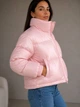 Куртка женская Lady Yep 10015 короткая глянцевая пуффер 42 розовая - изображение 6