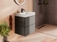 Смеситель для раковины HANSGROHE Vernis Blend матовый черный 71551670 с донным клапаном - изображение 8