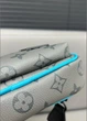 Мужская нагрудная сумка 41719 Louis Vuitton серая - изображение 6