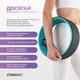 Колесо для йоги EasyFit TPE EF-1824-BkM 30 см Черно-мятное (56001377) - изображение 5