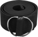 Ремень для йоги EasyFit EF-1830-BK петля-пояс для пилатеса и растяжки Черный (56001300) - изображение 1