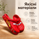 Чоловічі крокси Crocs Crocband Lightning McQueen червоні розмір 36-37 довжина стопи 22 см літні сабо з поворотним ремінцем - зображення 2