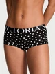 Женские трусики Victoria's Secret (236778995874) Exploded Logo Cotton Boyshort L черные - изображение 1