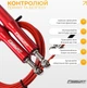Скоростная скакалка EasyFit Aluminium со стальным тросом регулируемой длинны и алюминиевыми ручками Красная (EF-1910-R) (56001815) - изображение 7