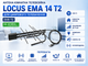 Антена кімнатна LOCUS EMA 14 T2 активна 5V для цифрового телебачення DVB-T2 - изображение 1
